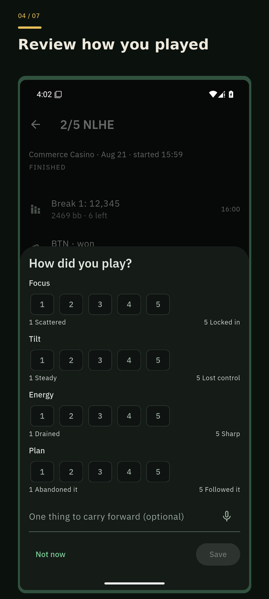 Felt Stack session review with four player ratings